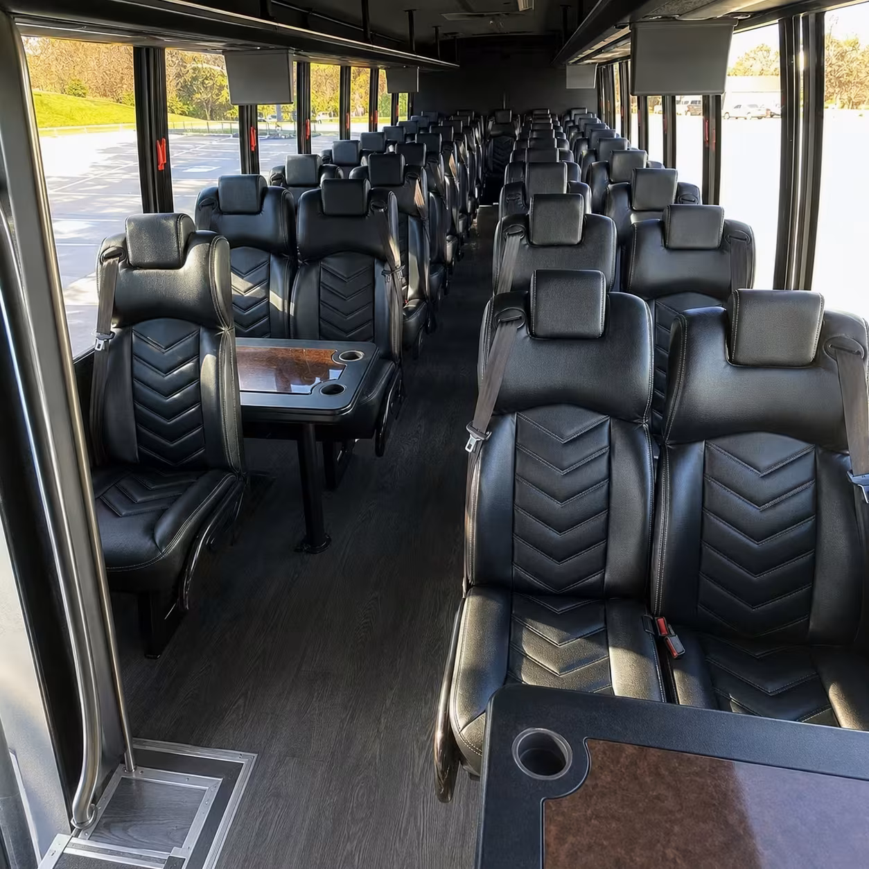 28 passenger minibus inside