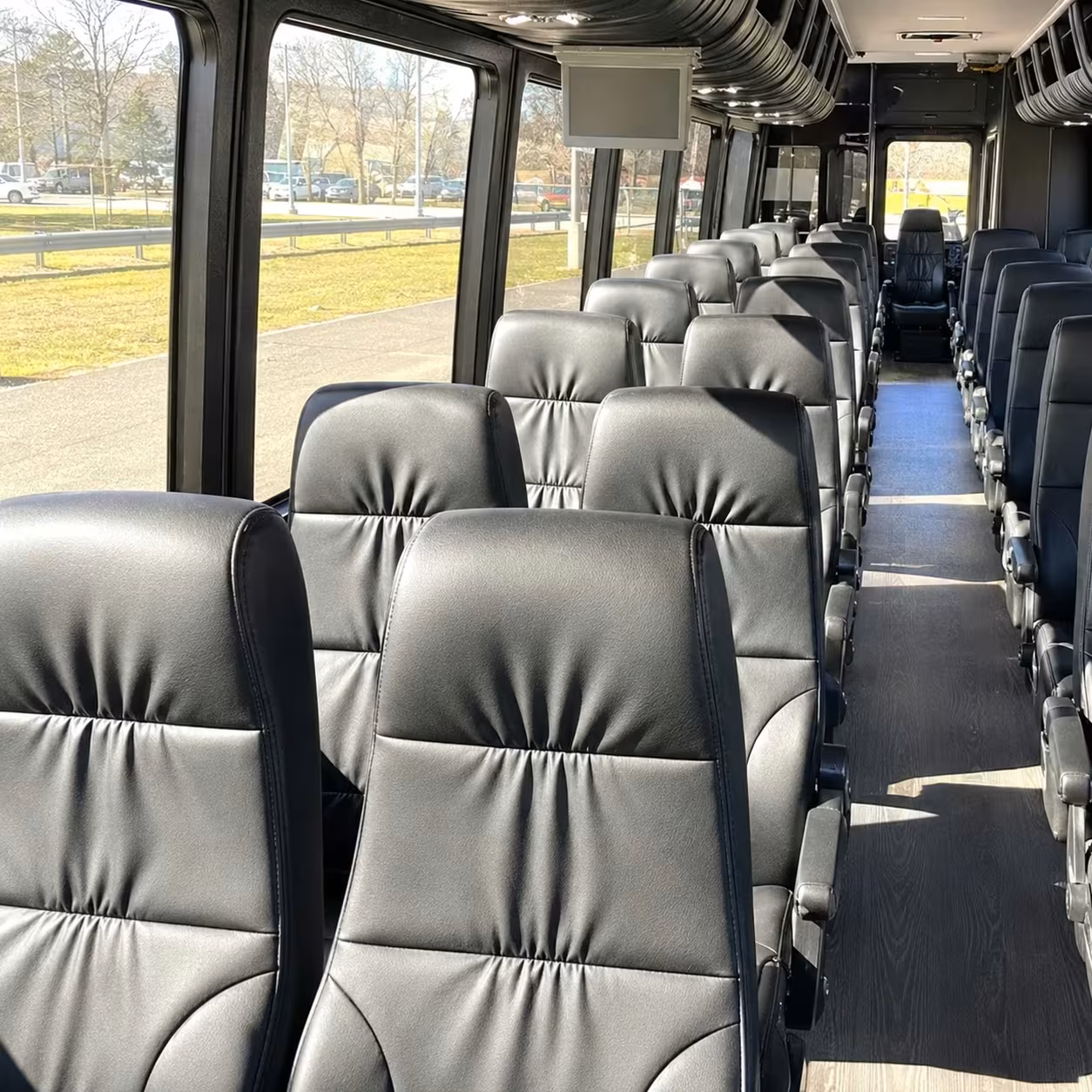 28 passenger minibus interior