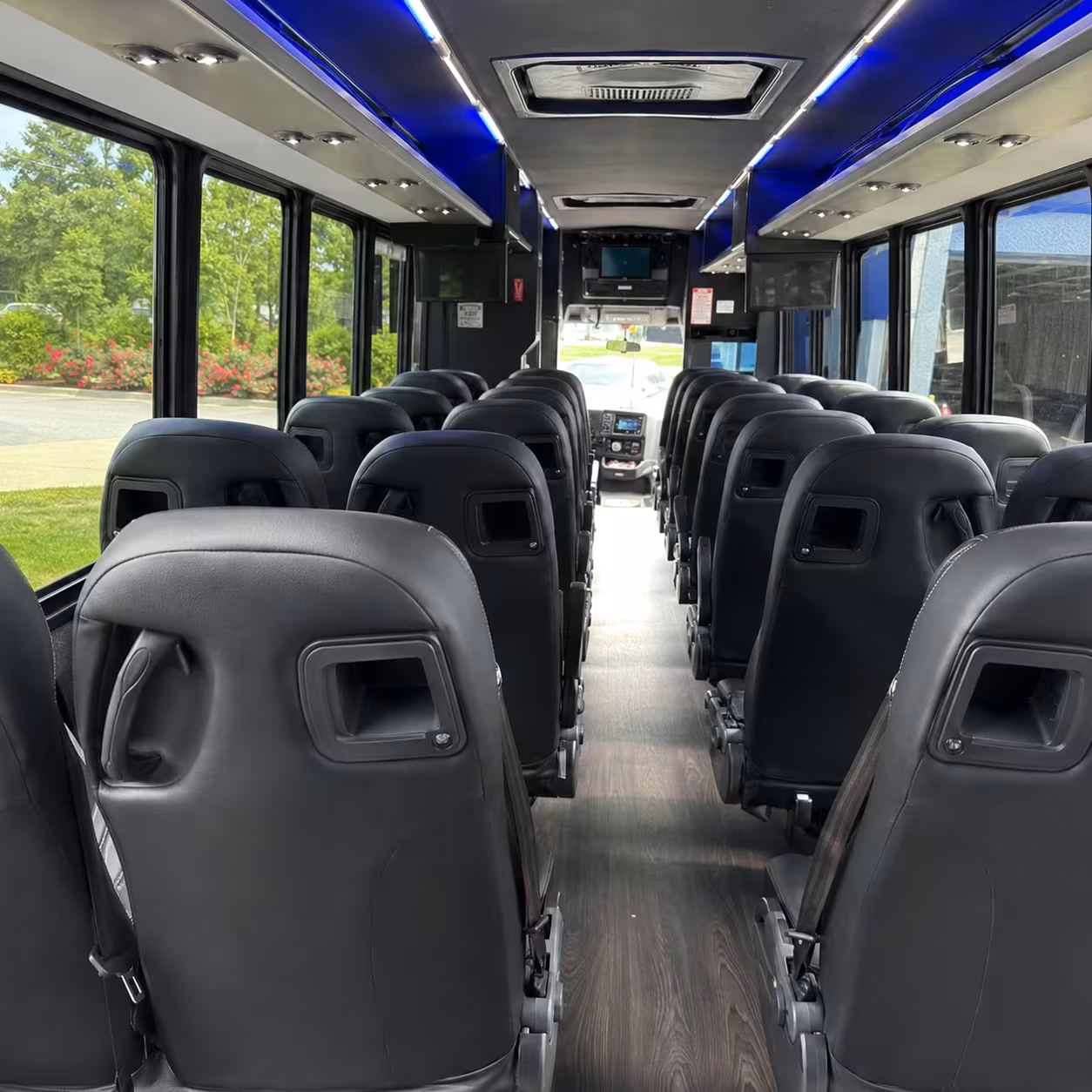 30 passenger minibus inside