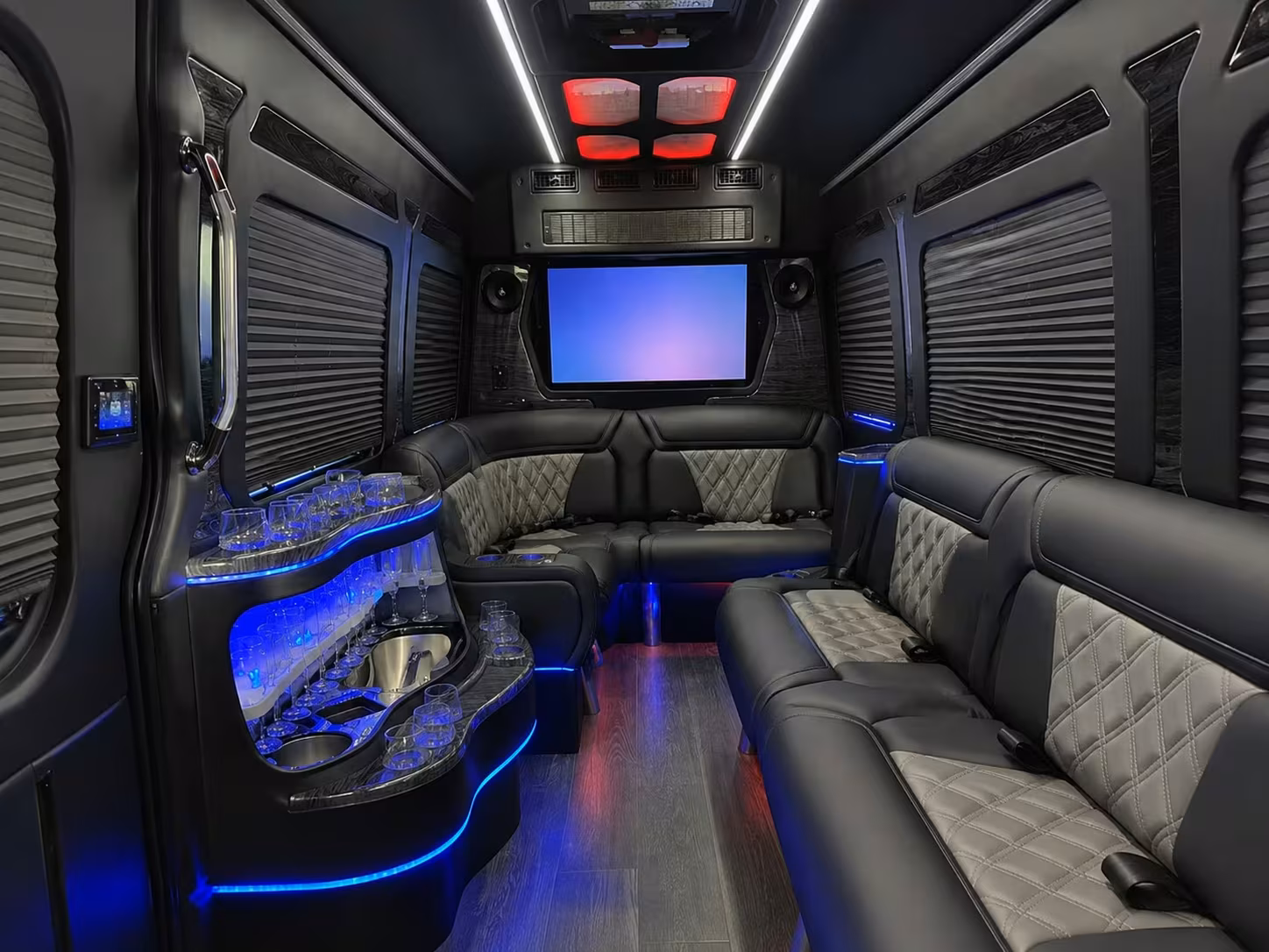 multi stop prom shuttle buses across hayward and the east bay