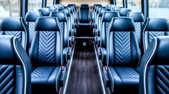 hayward 15 passenger minibus inside
