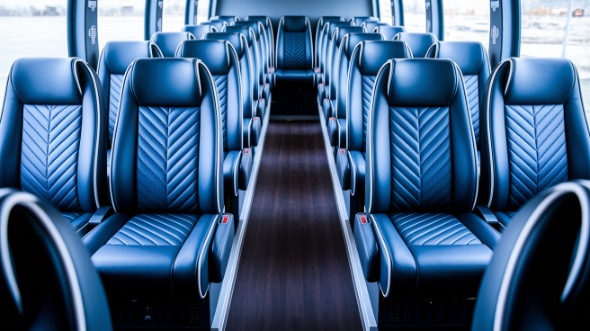 hayward 18 passenger minibus inside