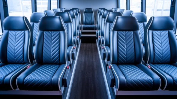 hayward 20 passenger minibus inside