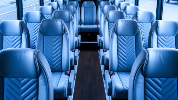 hayward 28 passenger minibus inside