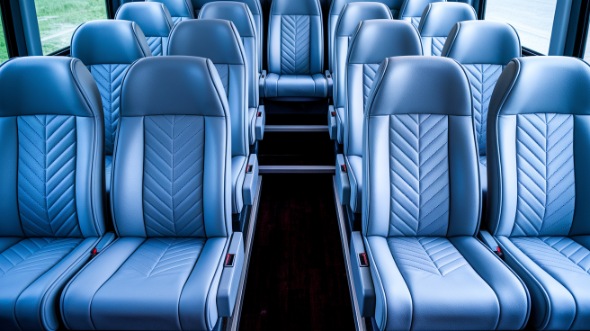 hayward 35 passenger minibus inside