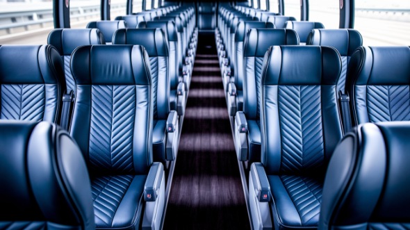 hayward 50 passenger charter bus inside