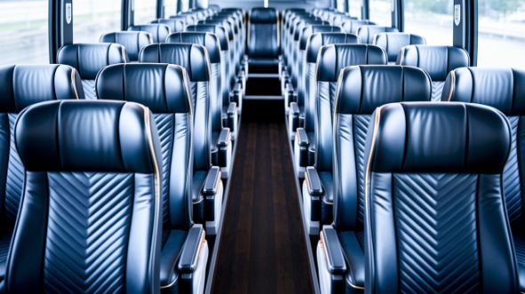 hayward 54 passenger charter bus inside
