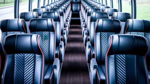 hayward 54 passenger charter bus rental