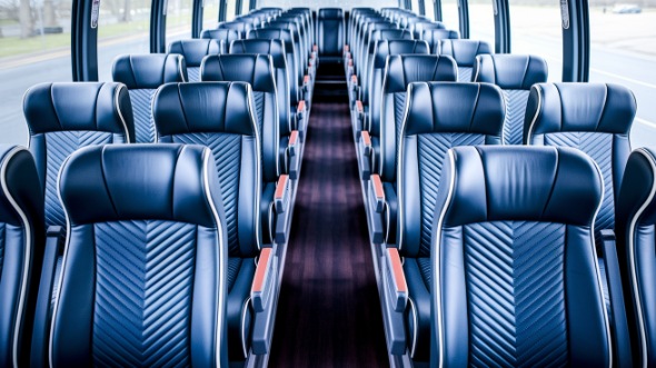 hayward 55 passenger charter bus rental