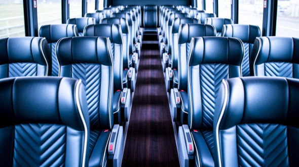 hayward 56 passenger charter bus inside