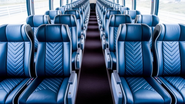 hayward 56 passenger charter bus rental
